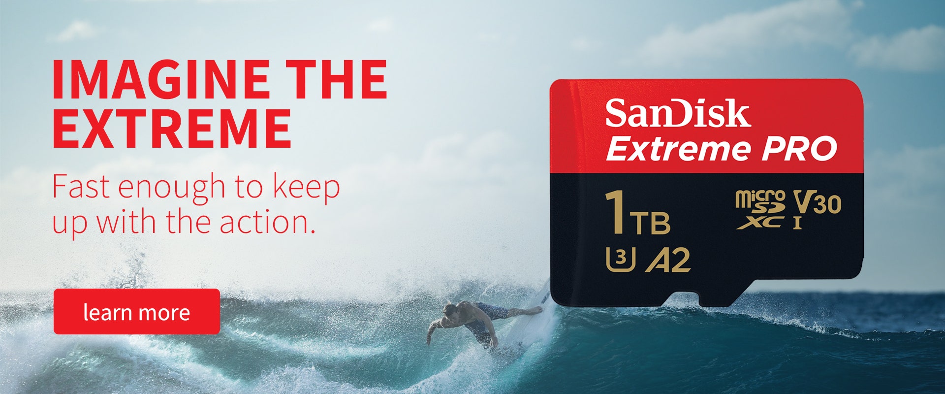 SanDisk Hero Image 2 SanDisk providing the extreme solutions to your problems.