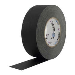 DGTAPE 2 inch x 60 Yard - Black Gaffer Tape | Premium Grade Pro Gaffer Tape  | 120Mesh Fabric | ECO Rubber Adhesive | Power of Quality USA Brand